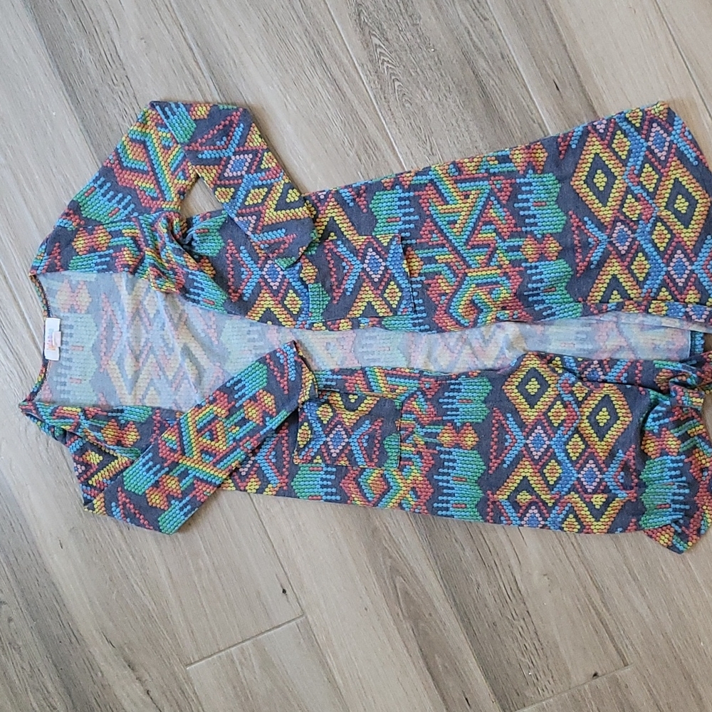 Lularoe girls Sariah Cardigan size 8